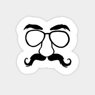 Glasses and mustache Sticker